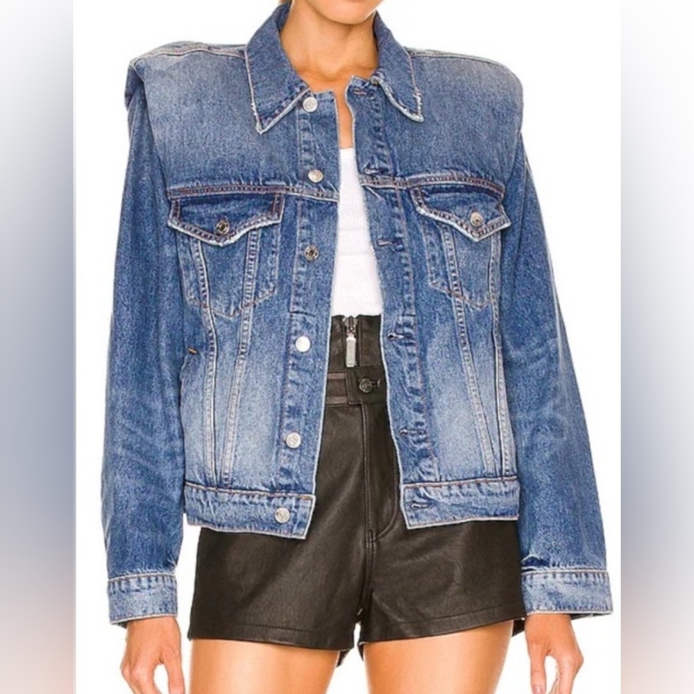 GRLFRND/REVOLVE - Women's Padded Frankie Jean Jacket in Madison Avenue.